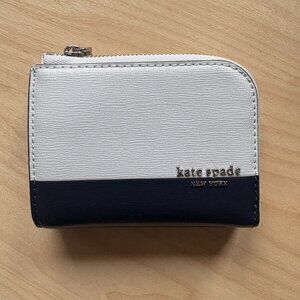 NEW Kate Spade Devin Colorblocked Small Compact Wallet
